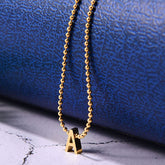 Boho Personalized Custom Necklace, Gold Letter Name Choker