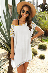 Midi Dress, Beach Dress, Cover up Dress,, Black, White, Navy Minnie