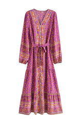 Gown Dress, Boho Maxi Dress, Loose Dress, Amaryllis Nanda Devi