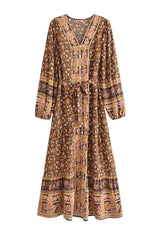 Gown Dress, Boho Maxi Dress, Loose Dress, Amaryllis Nanda Devi
