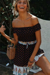 Boho Two Piece Set, Two Piece Skirt Set, Wild Boho in Black