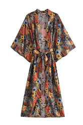 Boho Robe, Kimono Robe, Beach Cover up, Vadoma