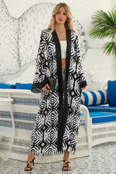 Boho Robe, Kimono Robe, Silk robe, Beach Cover up, Wanderlust
