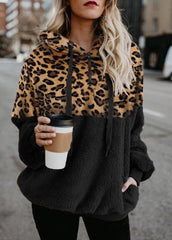 Casual Printed Long Sleeve Hoodie