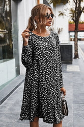 Boho Midi Dress, Ellie Black