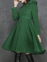 Women's Dresses Solid Pocket Long Sleeve Hooded Dress