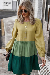 Boho Mini Dress, Boho Tunic Dress, Amelie Two-Tone