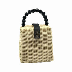Rattan Weave Portable Shoulder Hand-woven Shoulder Bags