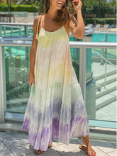 Rainbow Ruffled Dress