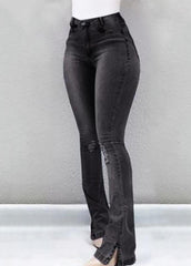 Casual Ripped Bell Jeans