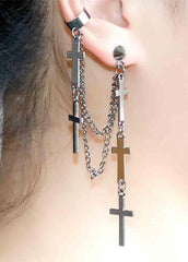 Cross Punk Earrings