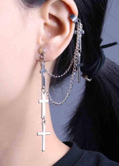 Cross Punk Earrings