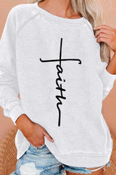 Fashion Print Printing O Neck Tops(3 colors)