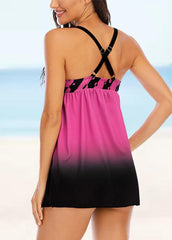Gradient Printed Tankini Set