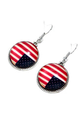 Cute Flag Day Theme Earrings
