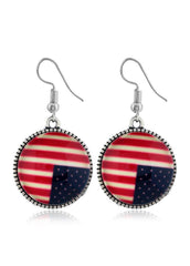 Cute Flag Day Theme Earrings