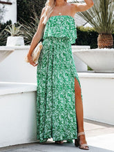 Sleeveless Backless Side Split Maxi Dress