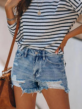 Mini Casual Cutt Off Ripped Denim Jean Shorts