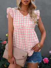 Casual Cap Sleeve V Neck Tank Top
