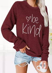 Casual Printed Long Sleeve Top