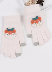 Cartoon Fox Plush Gloves