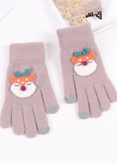 Cartoon Fox Plush Gloves