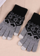 Cartoon Pattern Warm Gloves