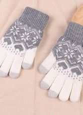 Cartoon Pattern Warm Gloves