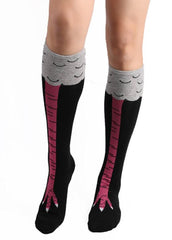 Cartoon Pattern Knee Socks