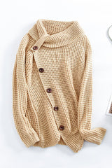 Button Thick Long Sleeve Sweater