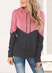 Drawstring Long Sleeve Casual Hoodie