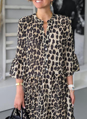 On the Hunt Leopard Print Dress-