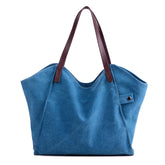 Canvas Fashion Thickened Simple Shoulder Tote Bags