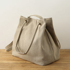 Canvas Cotton Linen Women's Artistic One-shoulder Simple Casual Handbags