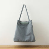 Canvas Cotton Linen Women's Artistic One-shoulder Simple Casual Handbags
