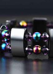 Double Layer Black Magnet Colorful Bracelet