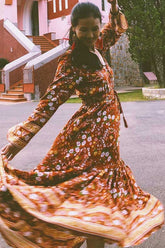 Boho Maxi Dress, Gown, Amie in Bown