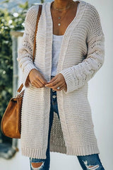 Rosa Open Front Chunky Knit Cardigan