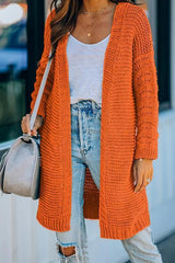 Rosa Open Front Chunky Knit Cardigan