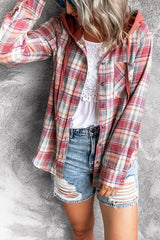 So Comfy Everyday Plaid Cowl Jacket