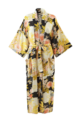 Boho Robe, Kimono Robe, Beach Cover up, Black-Eyed Susan