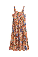 Maxi Dress - Boho Dress - Maxi Boho Sundress - Valentina Flower