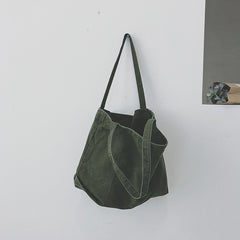Women's Casual Shoulder Canvas Artistic Handmade Large Shoulder Bags