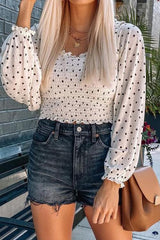 Raw Edge High Waist Denim Shorts