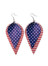 Cute American Flag Creativity Earrings