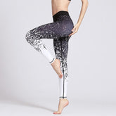 Yoga Legging, Yoga Pants, Boho Legging, Printed Tight, Black Tree of Life