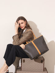 Women's Retro Large Shoulder Fashion Tote Bags