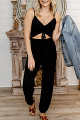 Drwatring Cutout Slip Jumpsuit