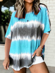 Casual Short Sleeve Round Neck T-Shirt