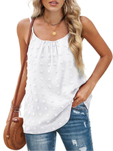 Women's Tank Tops Round Neck Pompom Sleeveless Tank Top